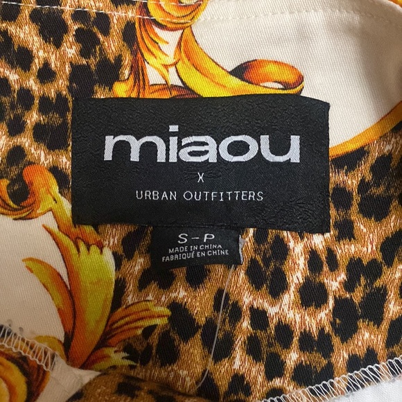 NWT! MIAOU x Urban Outfitters Animal Print Cropped Morgan Pant- Sz Small - Picture 7 of 7